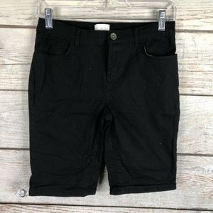 The Children's Place Flat Front Chino Black Shorts